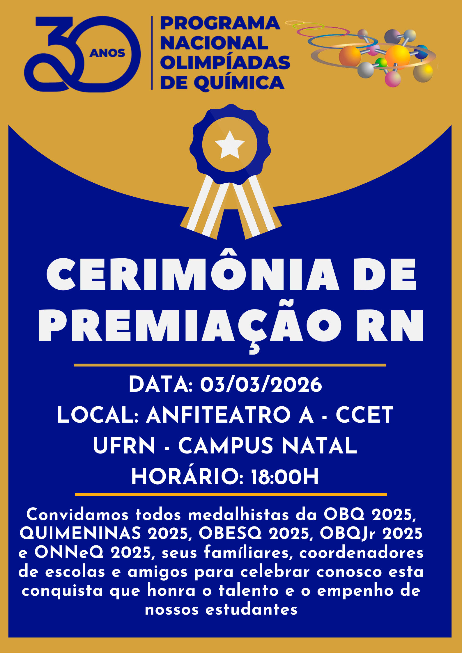 Cerimônia de Premiação RN 2025