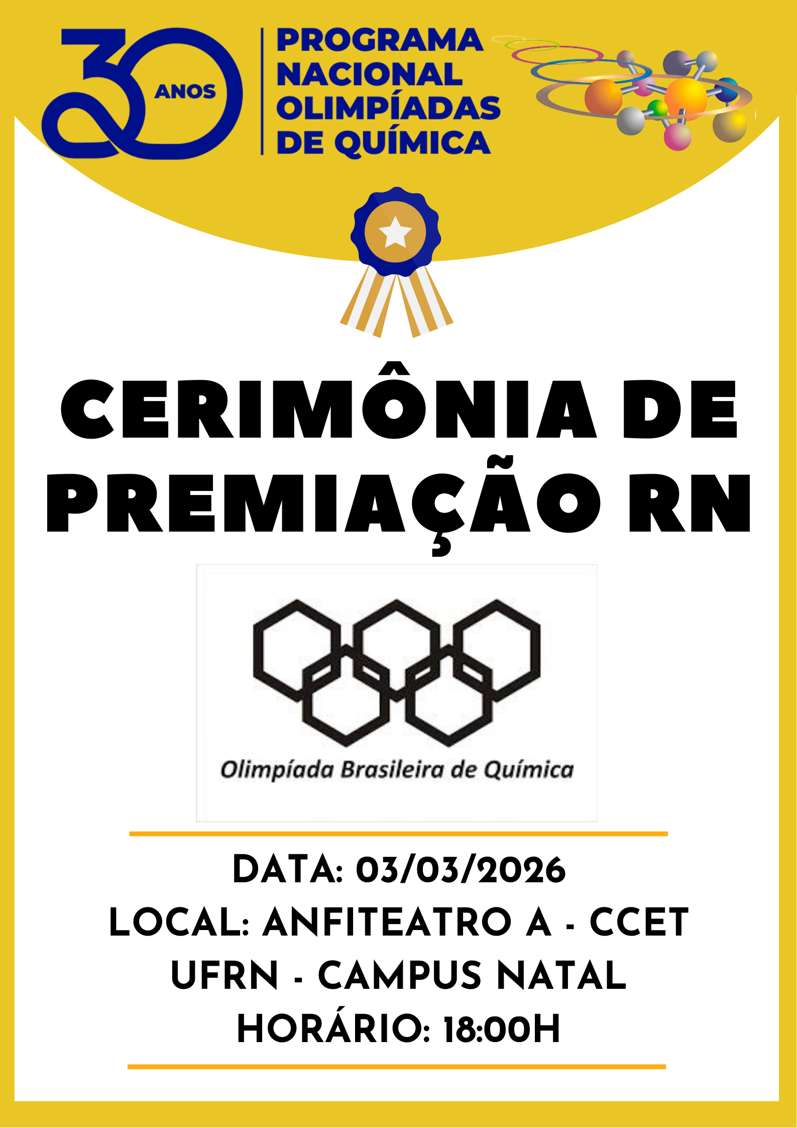 Medalhistas OBQ 2025