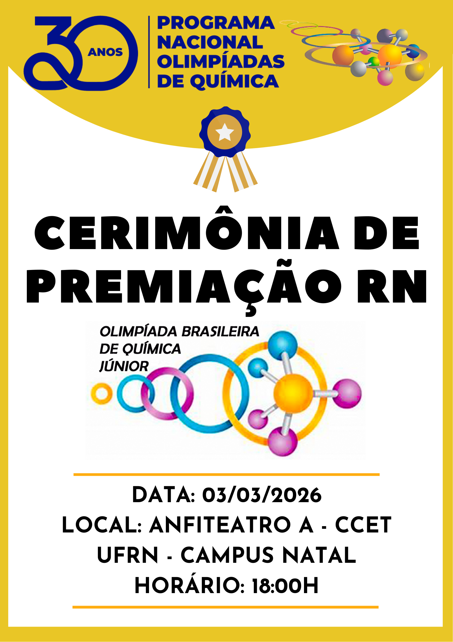 Medalhistas OBQJr 2025